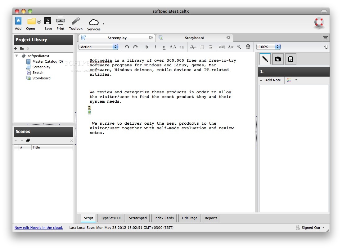 download celtx for mac